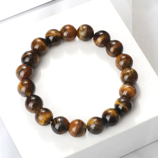 Handmade - Tiger Eye Beaded Bracelet