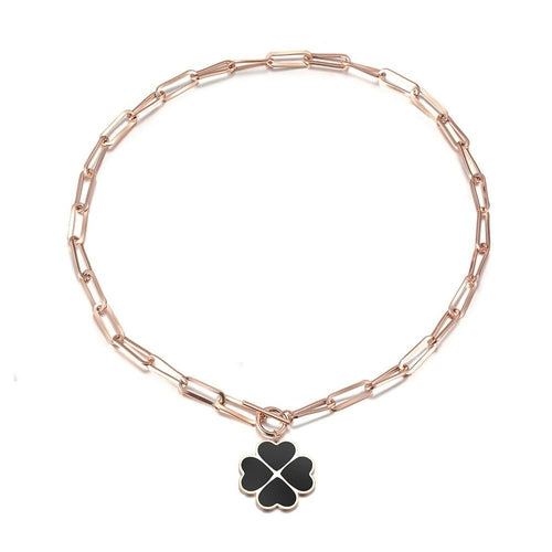 Lucky Four-Leaf Charm Necklace