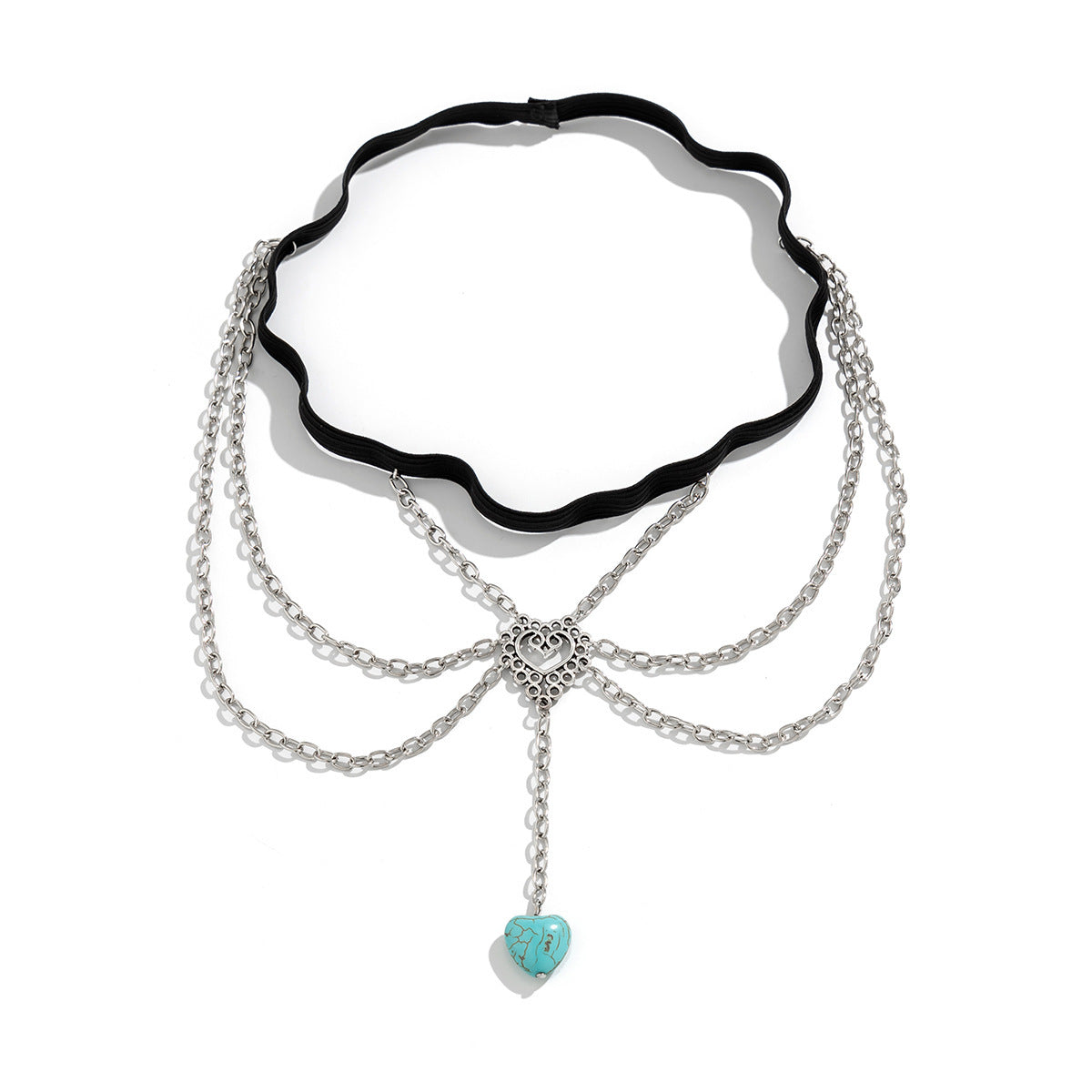 So Sexy Totem Turquoise Pendant Tassel Thigh Chain