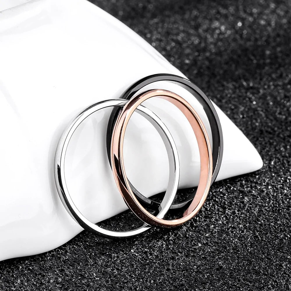 Versatile and Gorgeous Stackable Titanium Rings