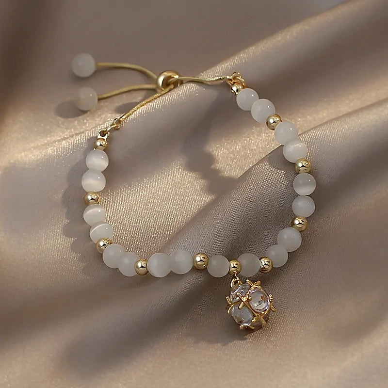 Opal Inspired Beaded Bracelets