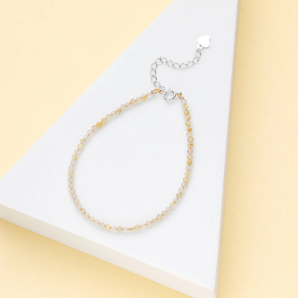 So Pretty Natural Stone Beaded Bracelet