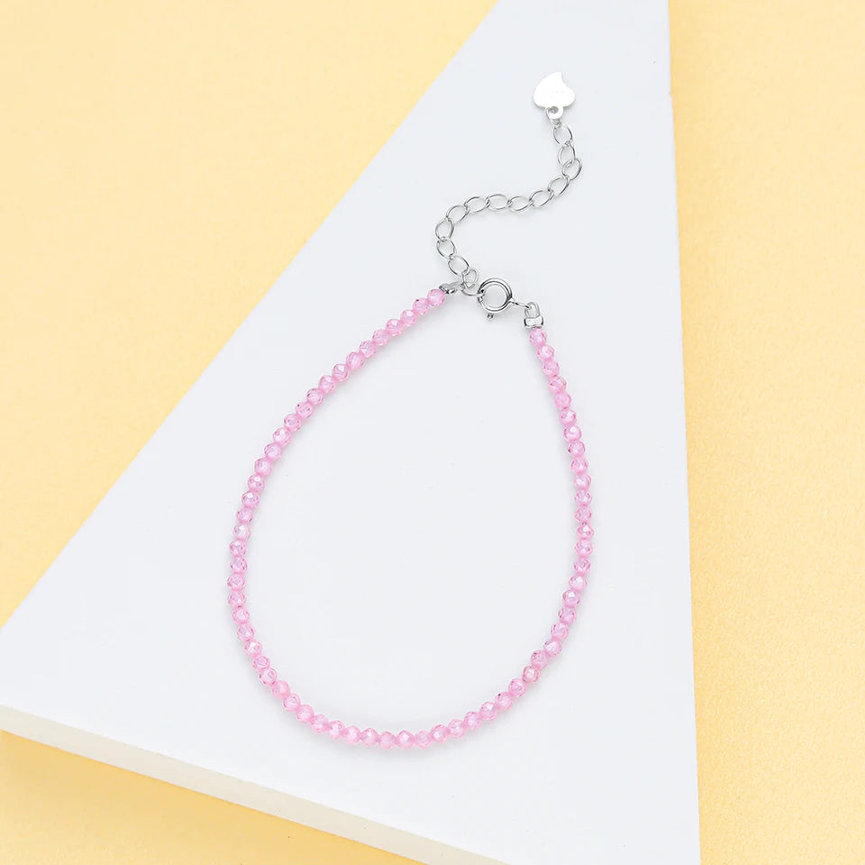 So Pretty Natural Stone Beaded Bracelet