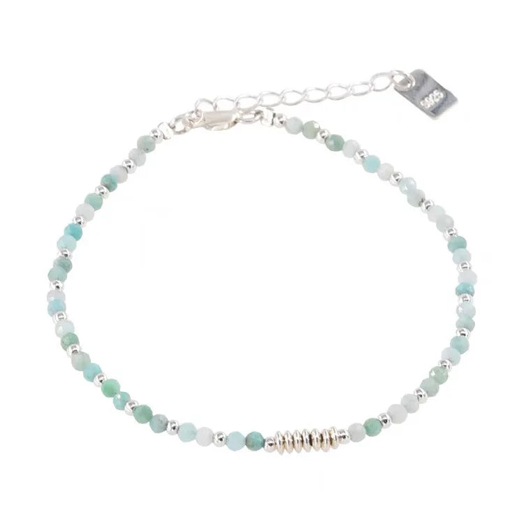 Colorful Crystal Irregular Pearl Beaded Bracelet