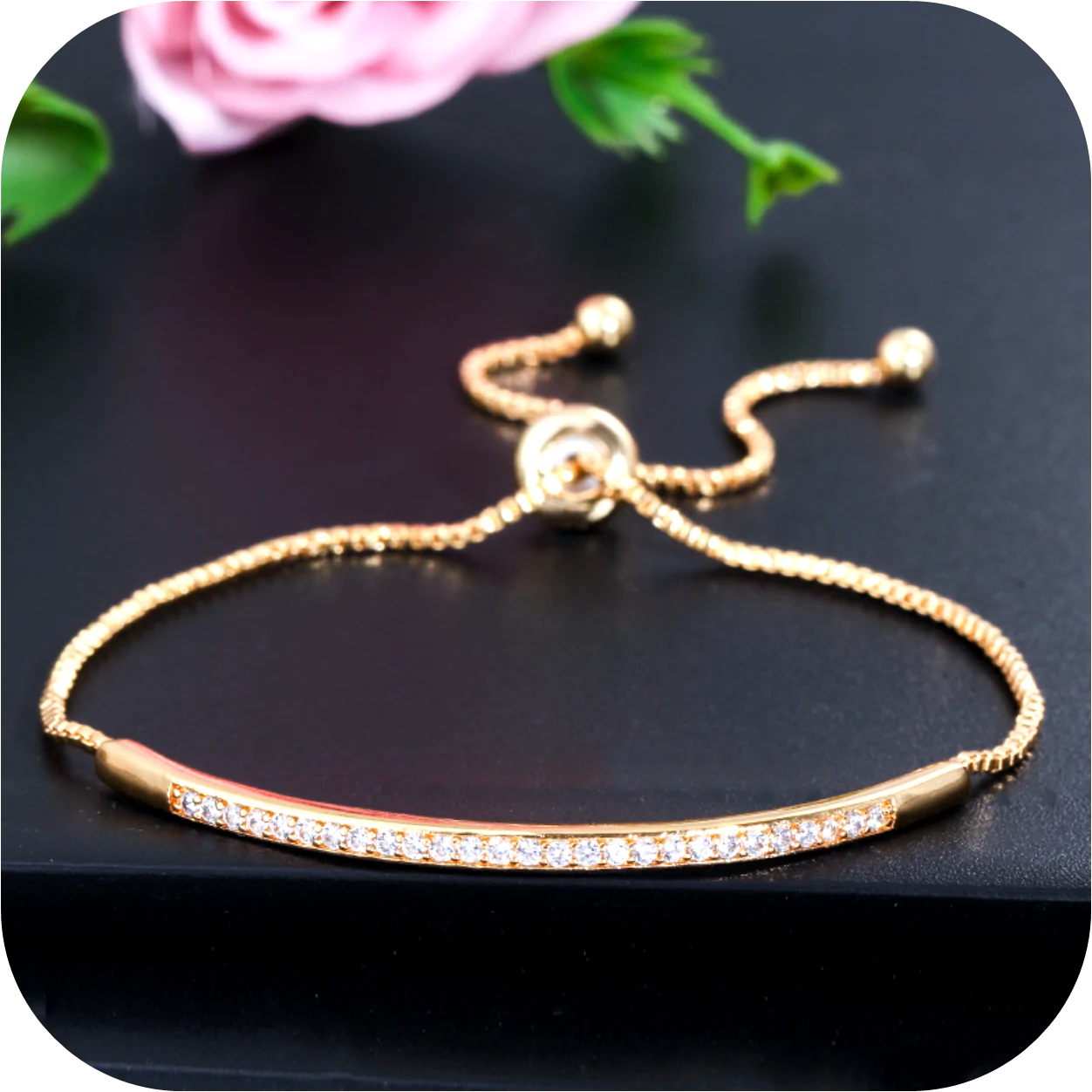 Brilliant Gemstone Bracelet