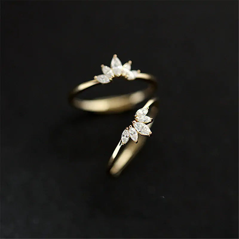 Stunning Silver Unique Crown Rings