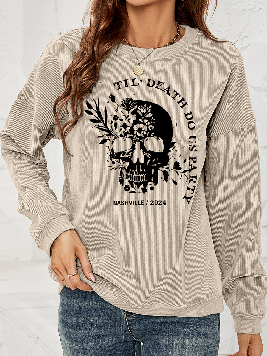 KayBee So Spooky Halloween TIL DEATH DO US PART Sweatshirt