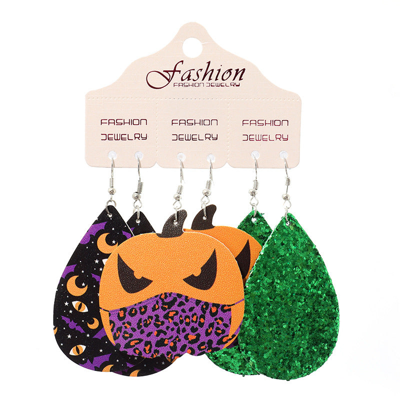 KayBee So Spooky Halloween Teardrop Shape Halloween Theme Dangle Earrings