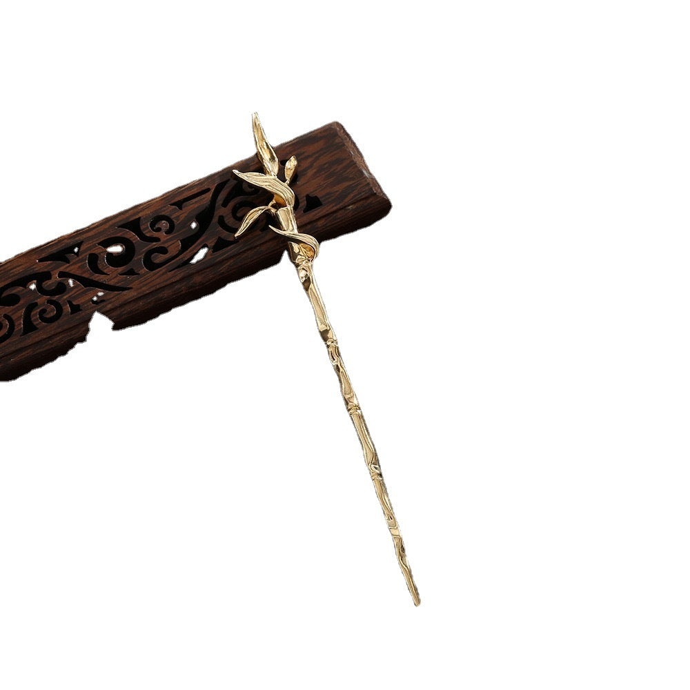 Exquisite Gold Leaf Hair Pin