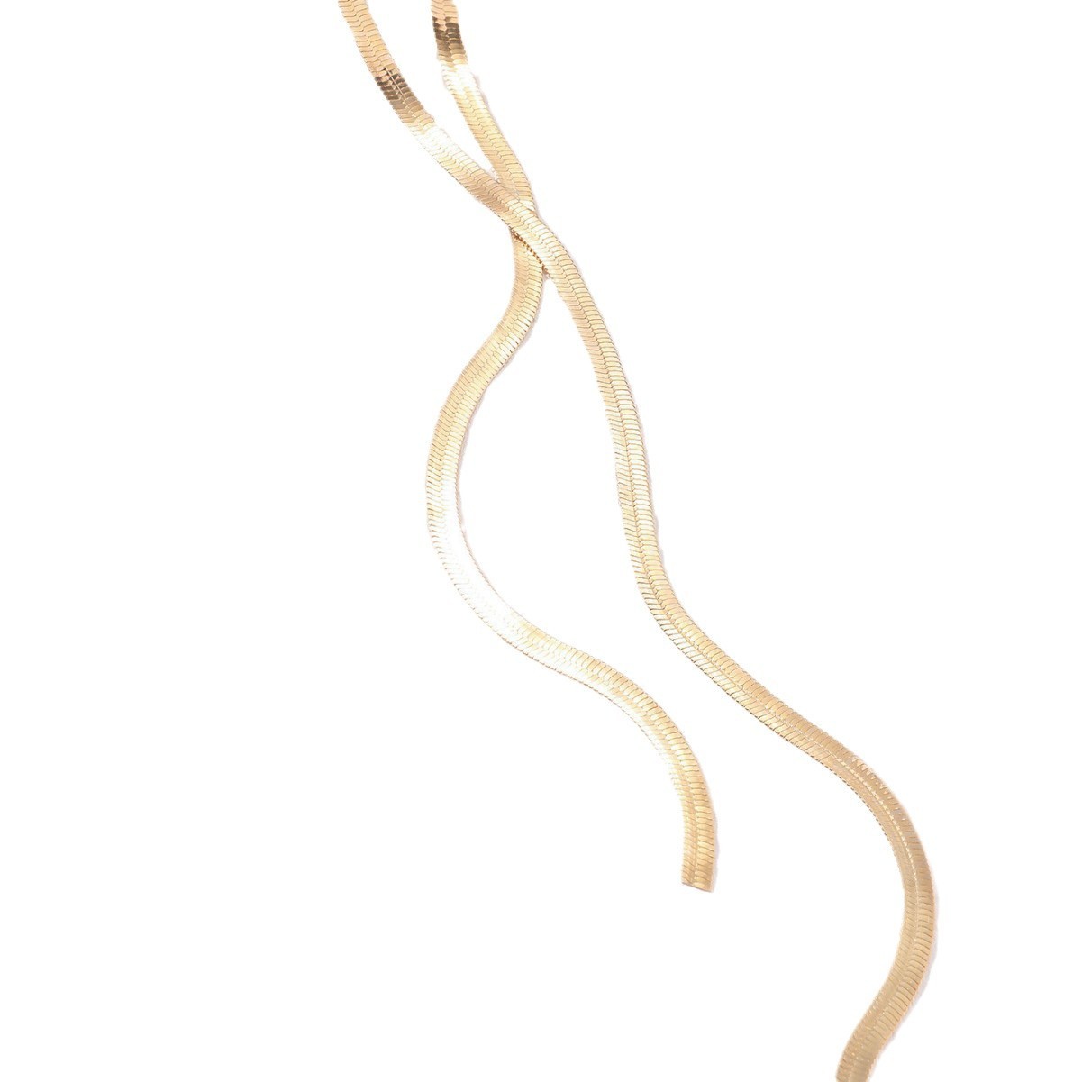 KayBee & Company Hand-woven Snake Bones Chain Necklace