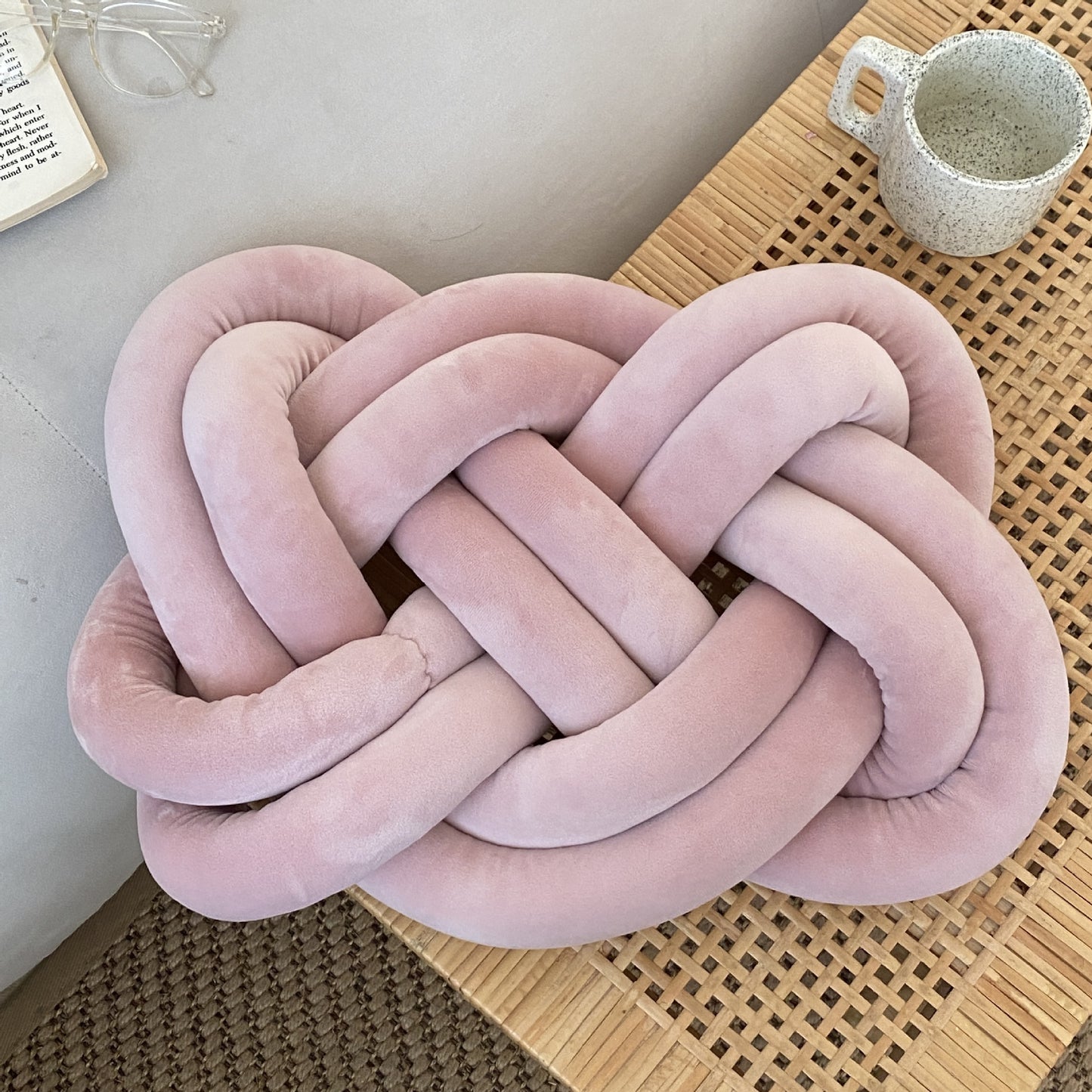So Knotty Collection - Cotton Plush Pillow