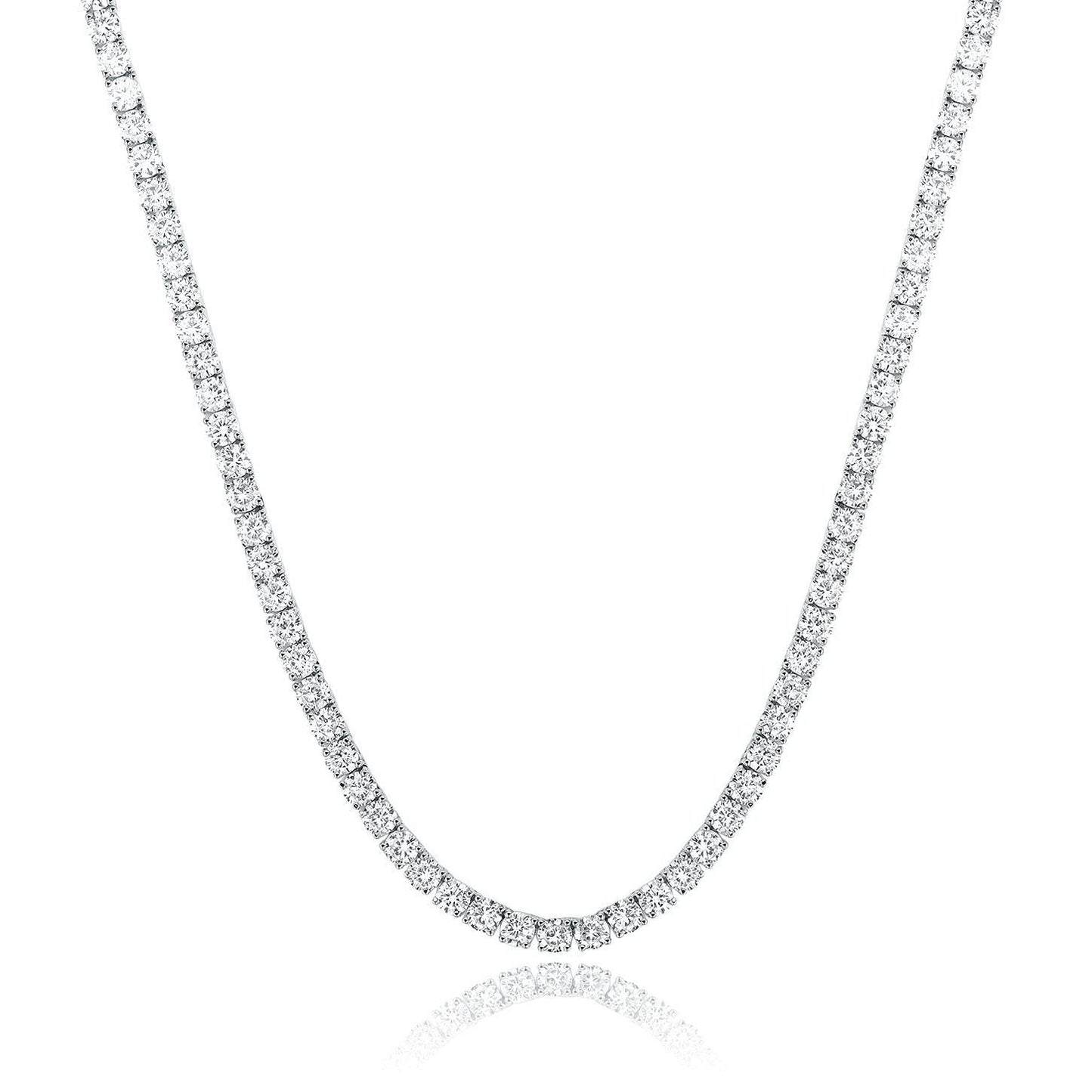 KayBee Silver 925 Stunning Tennis Necklace