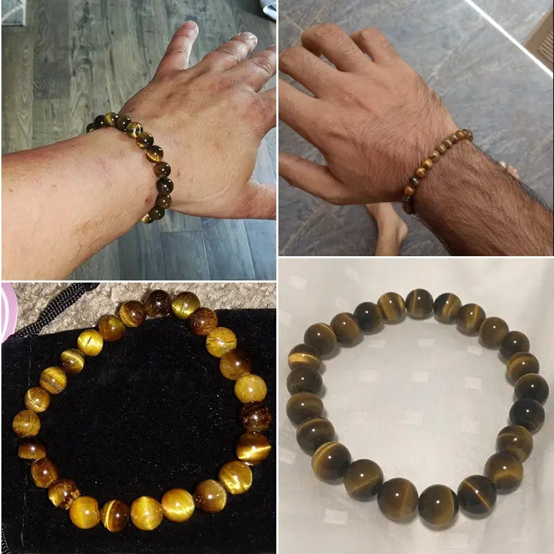 Handmade - Tiger Eye Beaded Bracelet