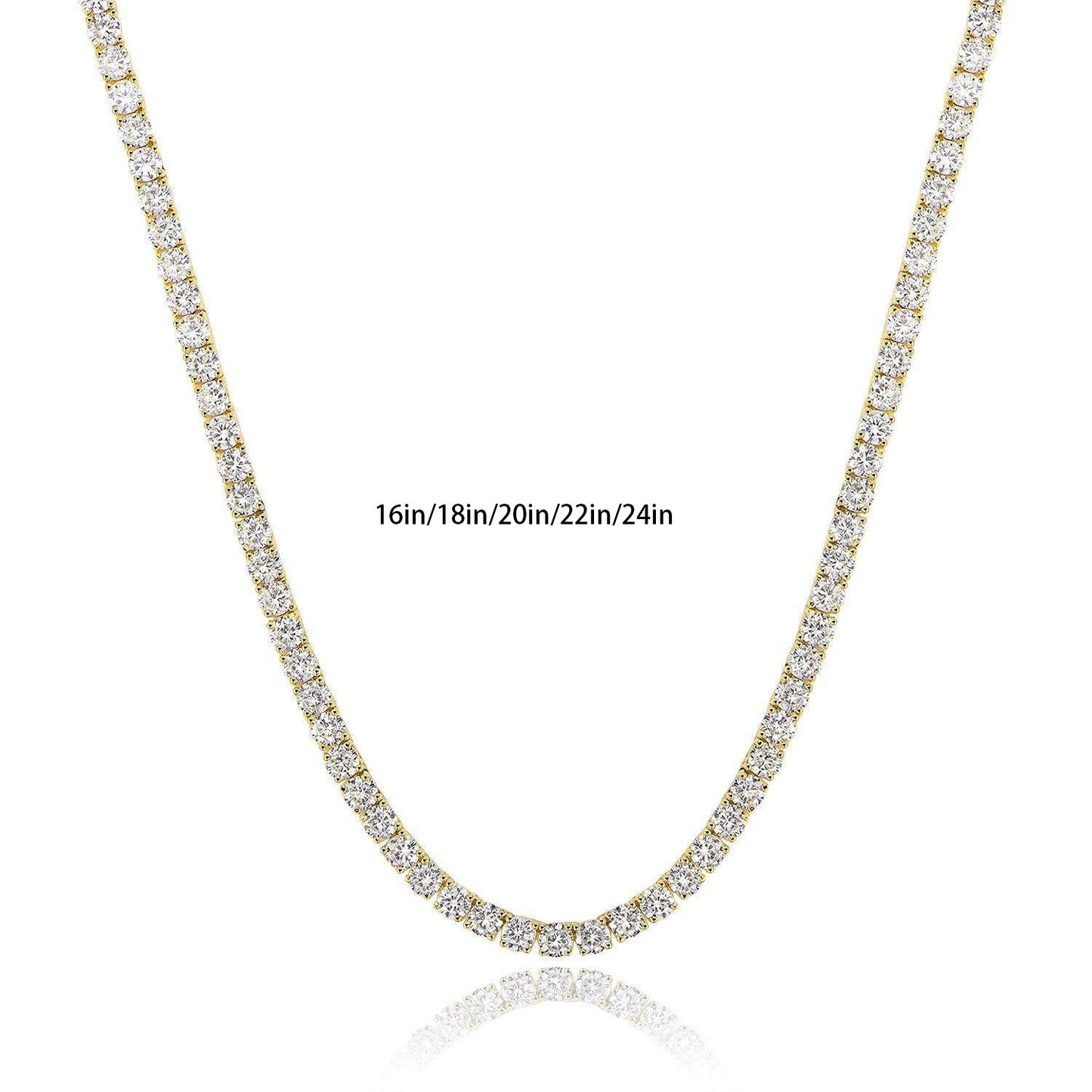 KayBee Silver 925 Stunning Tennis Necklace