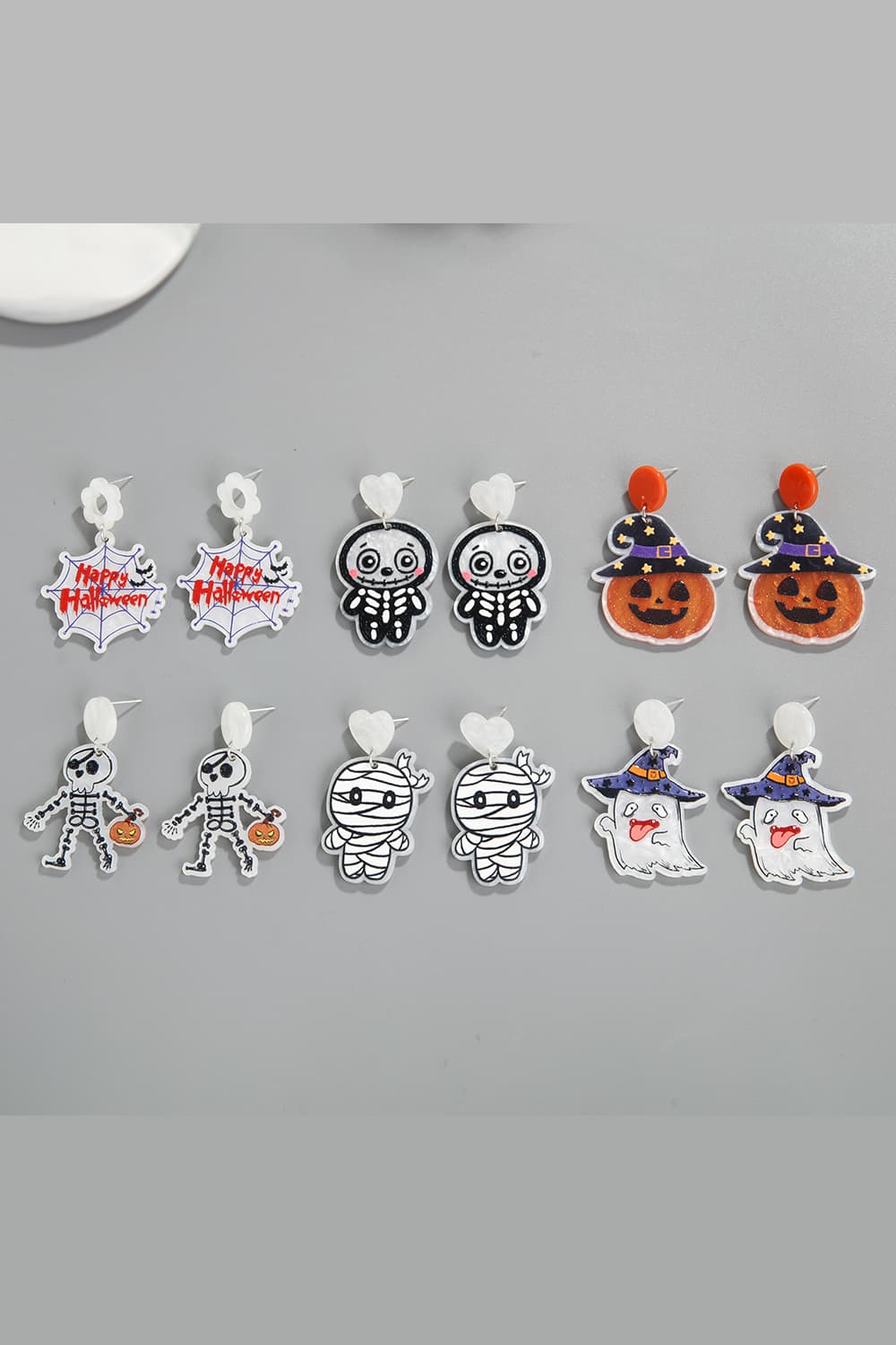 KayBee So Spooky and Skulled Halloween Theme Earrings