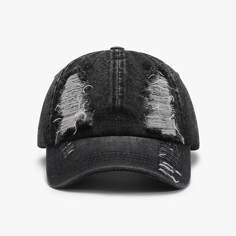 KayBee Still Distressed Denim Cotton Baseball Cap