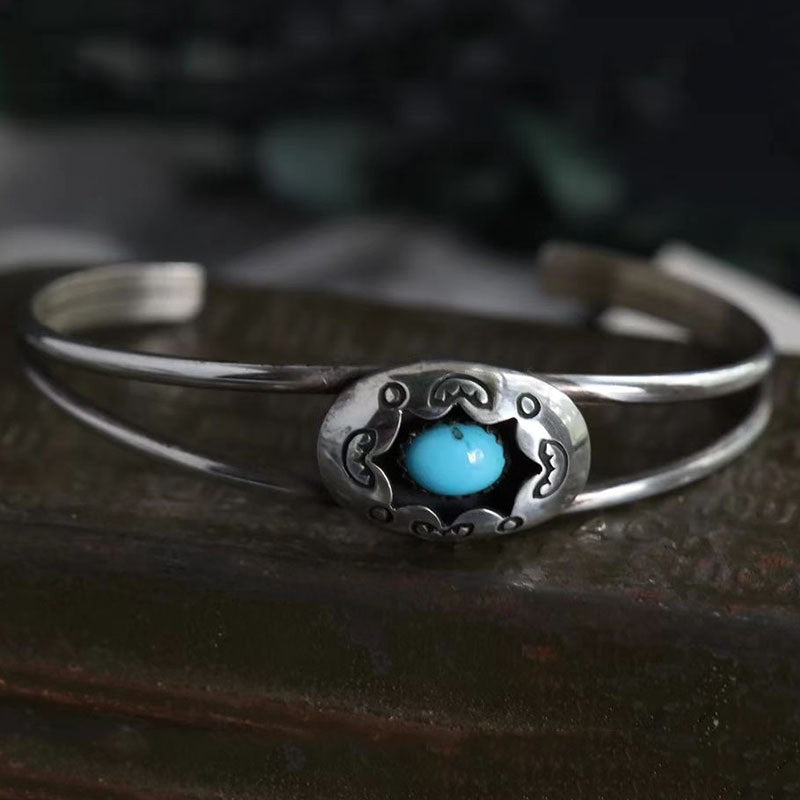 KayBee & Company Turquoise Open Bangle Bracelet