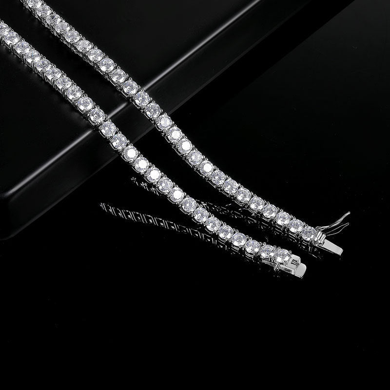 KayBee Silver 925 Stunning Tennis Necklace
