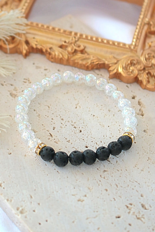 Handmade Aroma Diffuser – Lava Stone Bracelet - Anxiety Relief