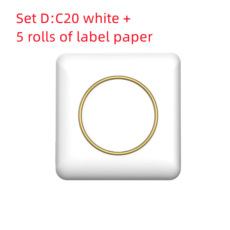 TRENDING - Mini Label Thermal Printer Small Bluetooth Wireless