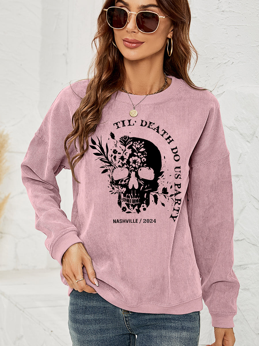 KayBee So Spooky Halloween TIL DEATH DO US PART Sweatshirt