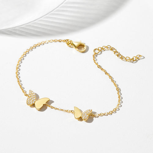 Pave Butterfly Bracelet