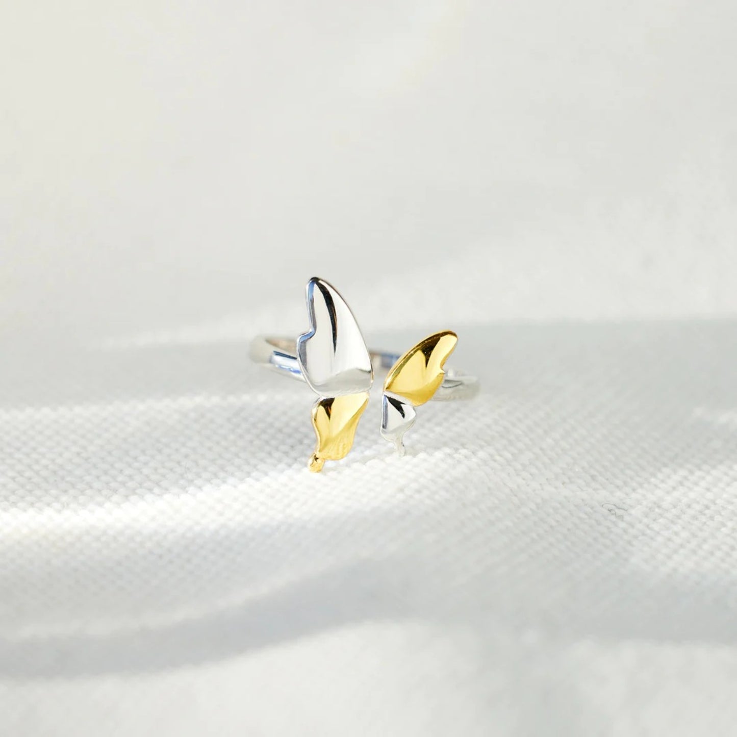 Unique and Stunning Butterfly Ring - Sterling Silver