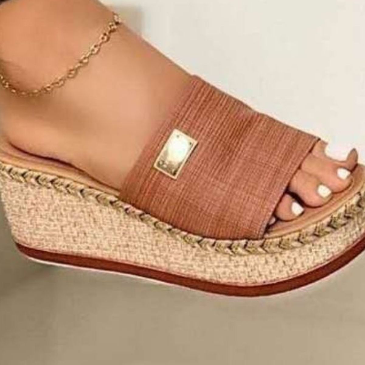 KayBee Open Toe Wedge Sandals