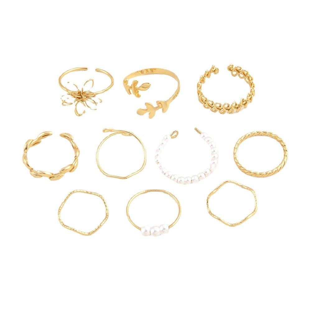 Openwork Flower Rings - Midi Rings