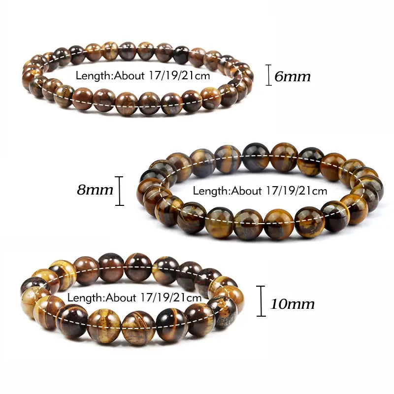 Handmade - Tiger Eye Beaded Bracelet