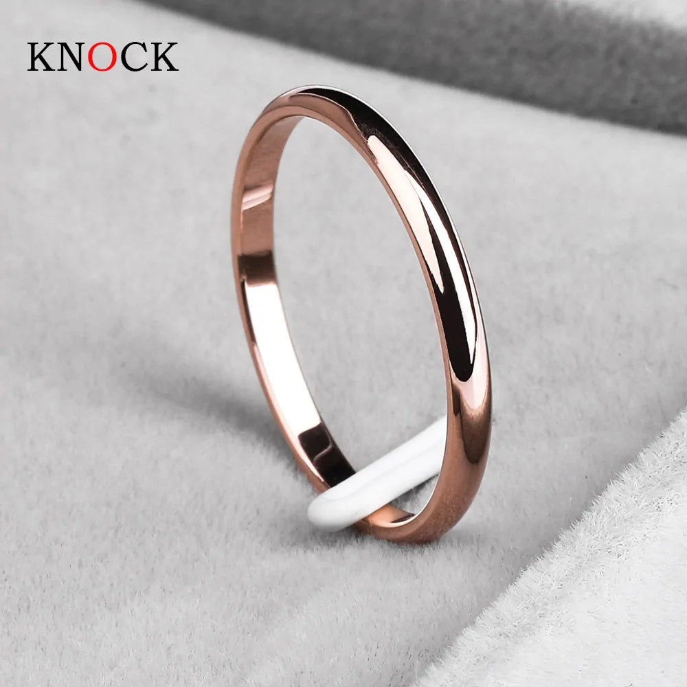 Versatile and Gorgeous Stackable Titanium Rings
