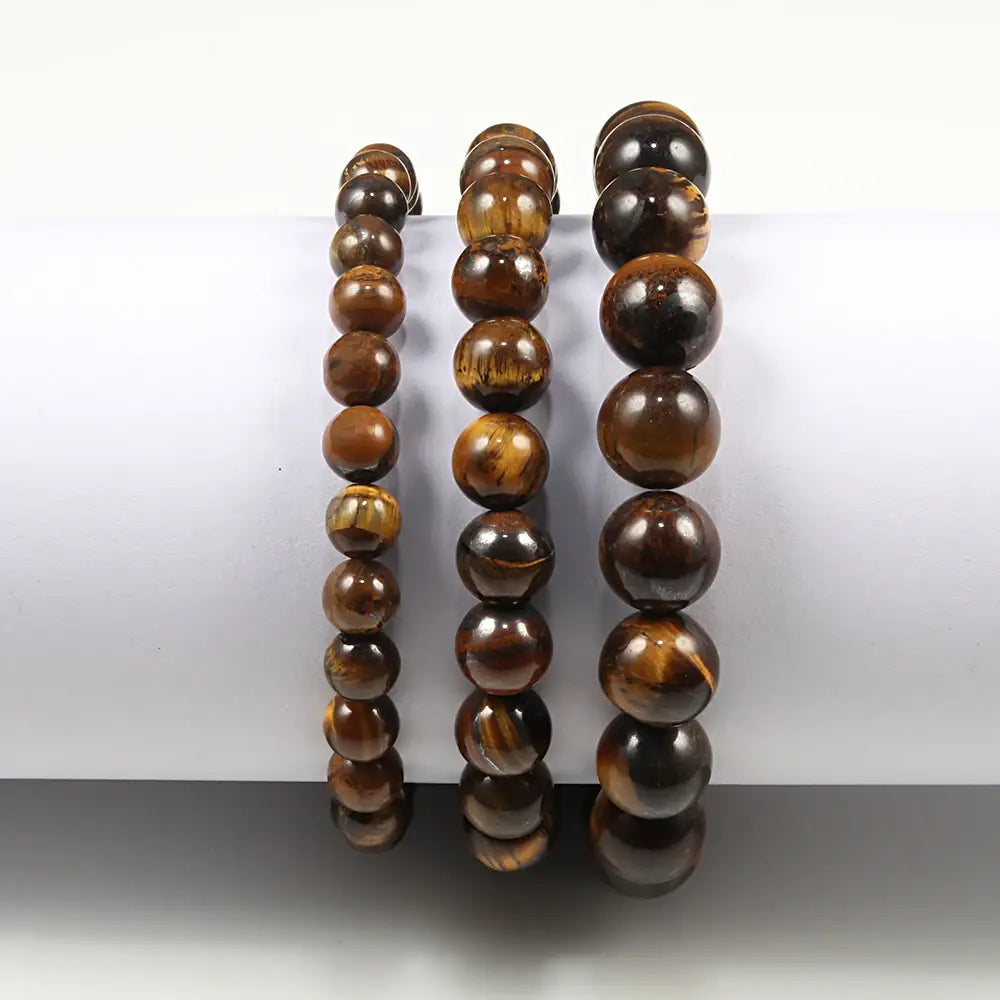 Handmade - Tiger Eye Beaded Bracelet