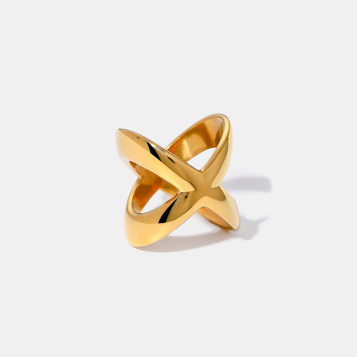 KayBee Couture 18K Crisscross Ring