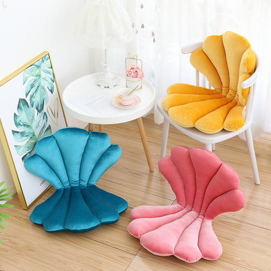 KayBee Luxurious Velvet Shell Chair Cushion