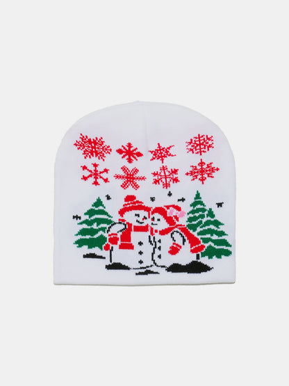 KayBee Christmas Pattern Knit Hat