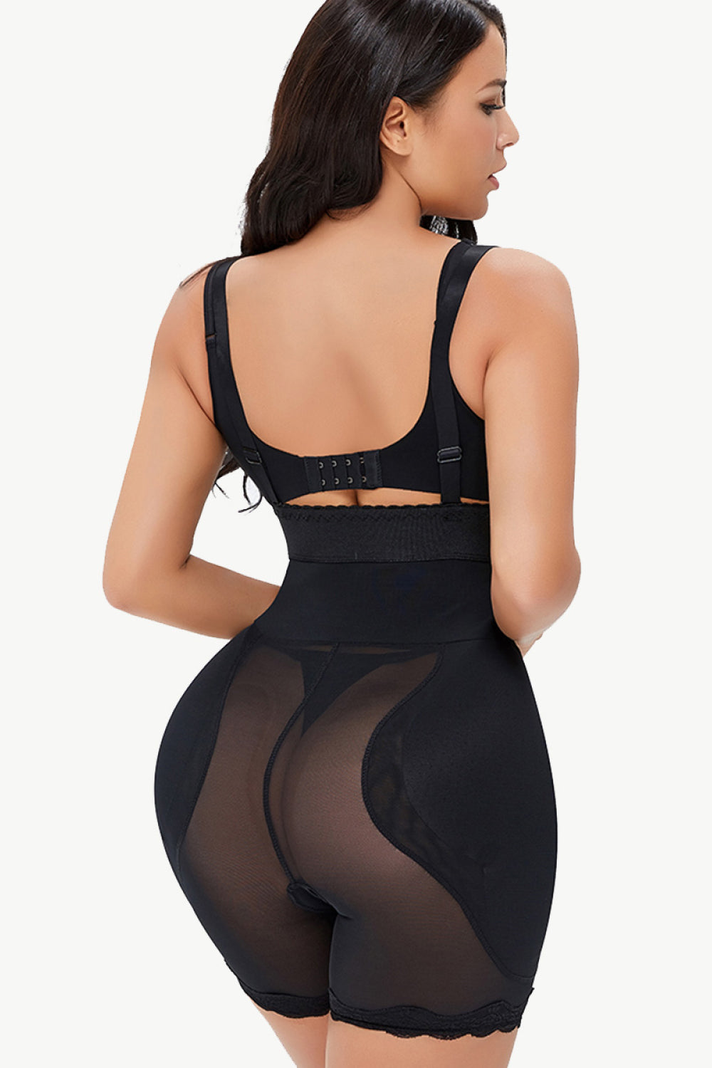 KayBee All Shapes Spaghetti Strap Lace Trim Shaping Bodysuit