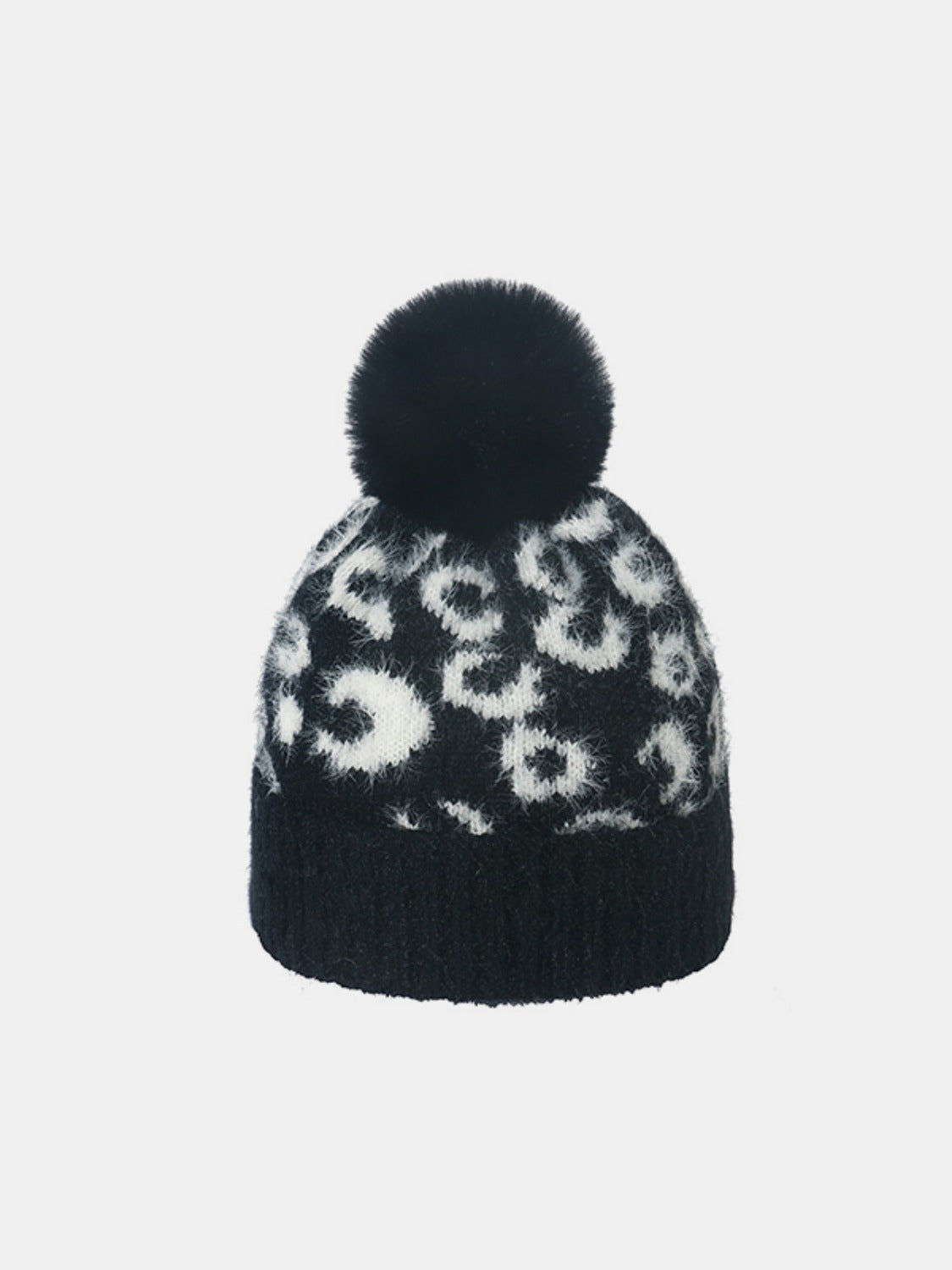 KayBee Leopard Chilled Hat with Pompom