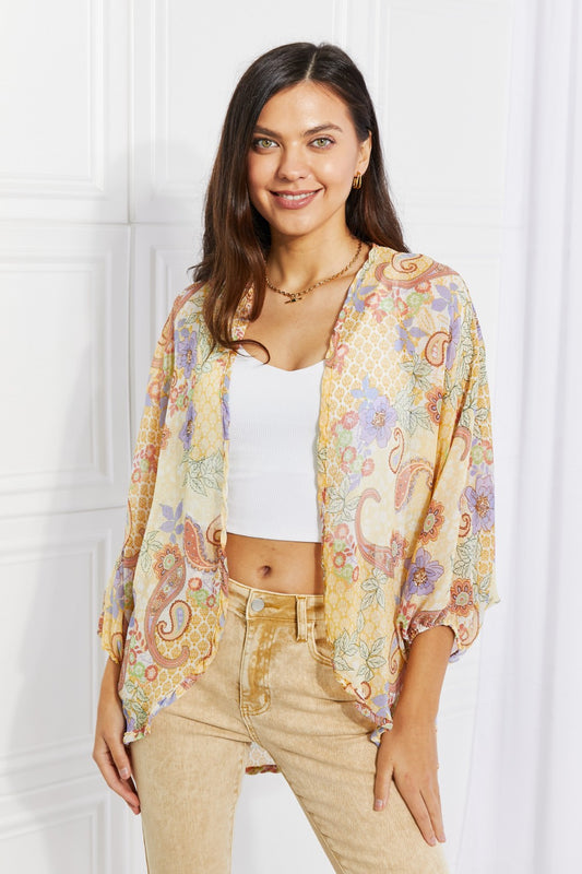 Culture Code Lasting Love Paisley Kimono