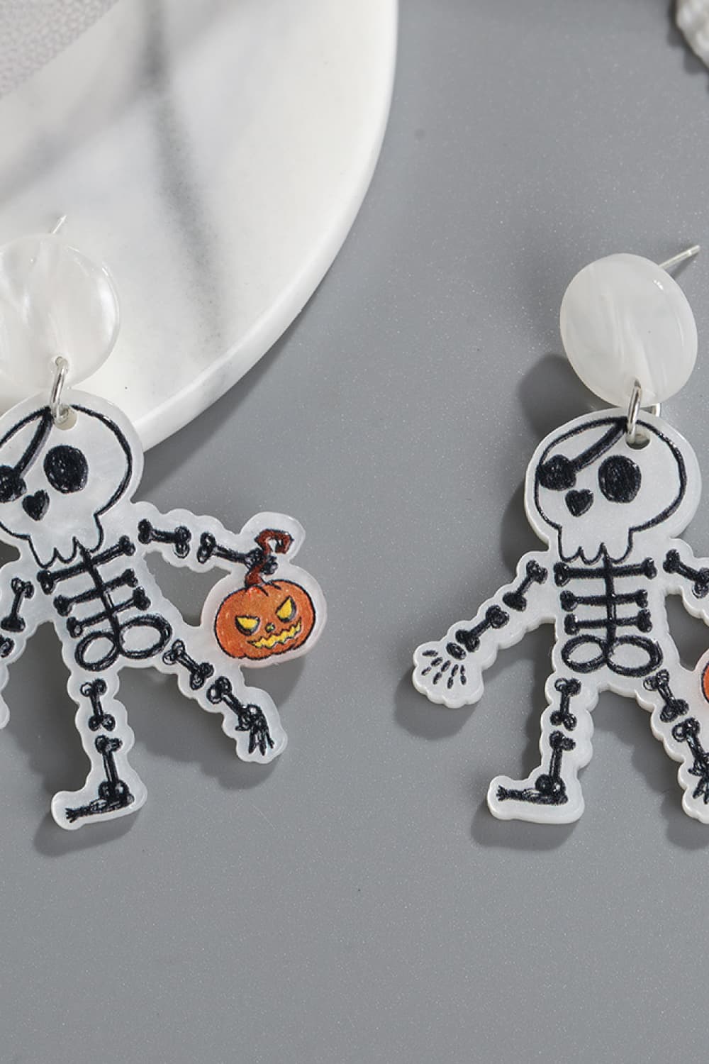 KayBee So Spooky and Skulled Halloween Theme Earrings