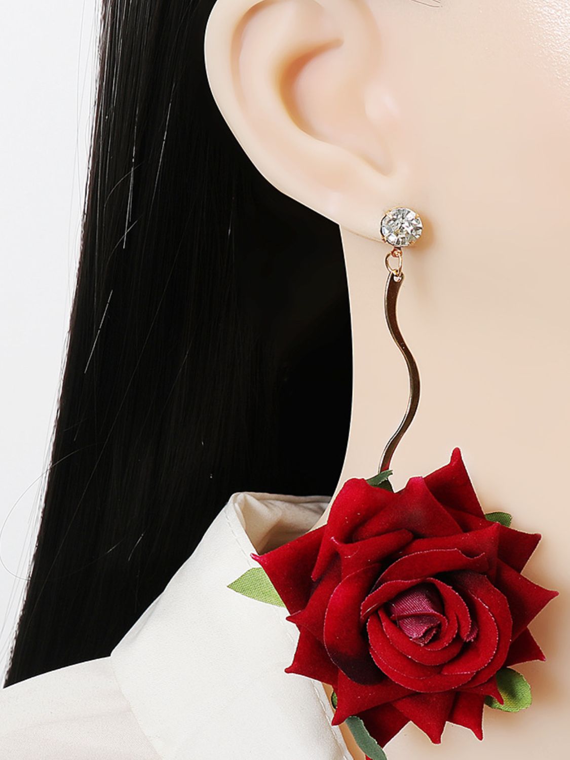 KayBee & Company Rose Dangle Earrings