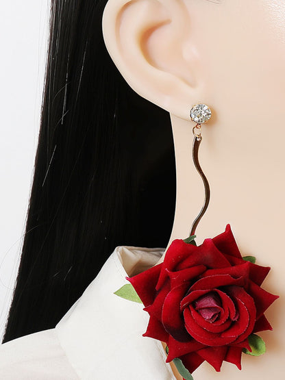 KayBee & Company Rose Dangle Earrings