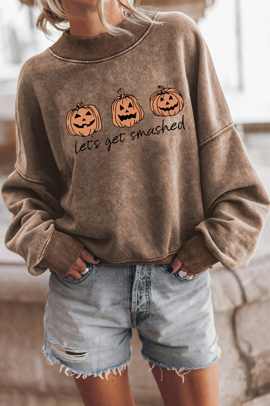 KayBee So Spooky Halloween LET'S GET SMASHED Graphic Sweatshirt