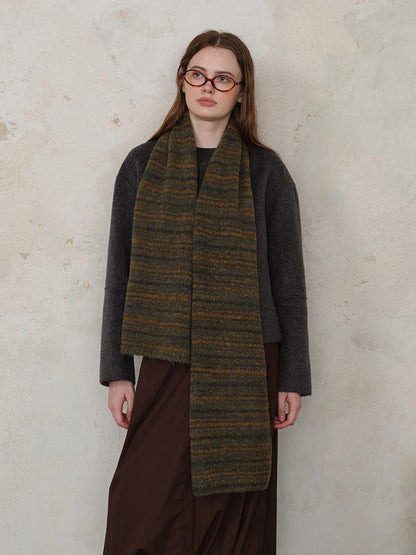 KayBee Striped Detail Knit Scarf