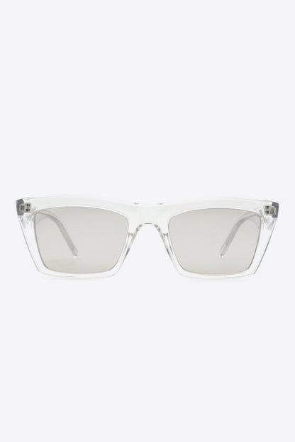 KayBee & Company Clear Frame Rectangle Sunglasses