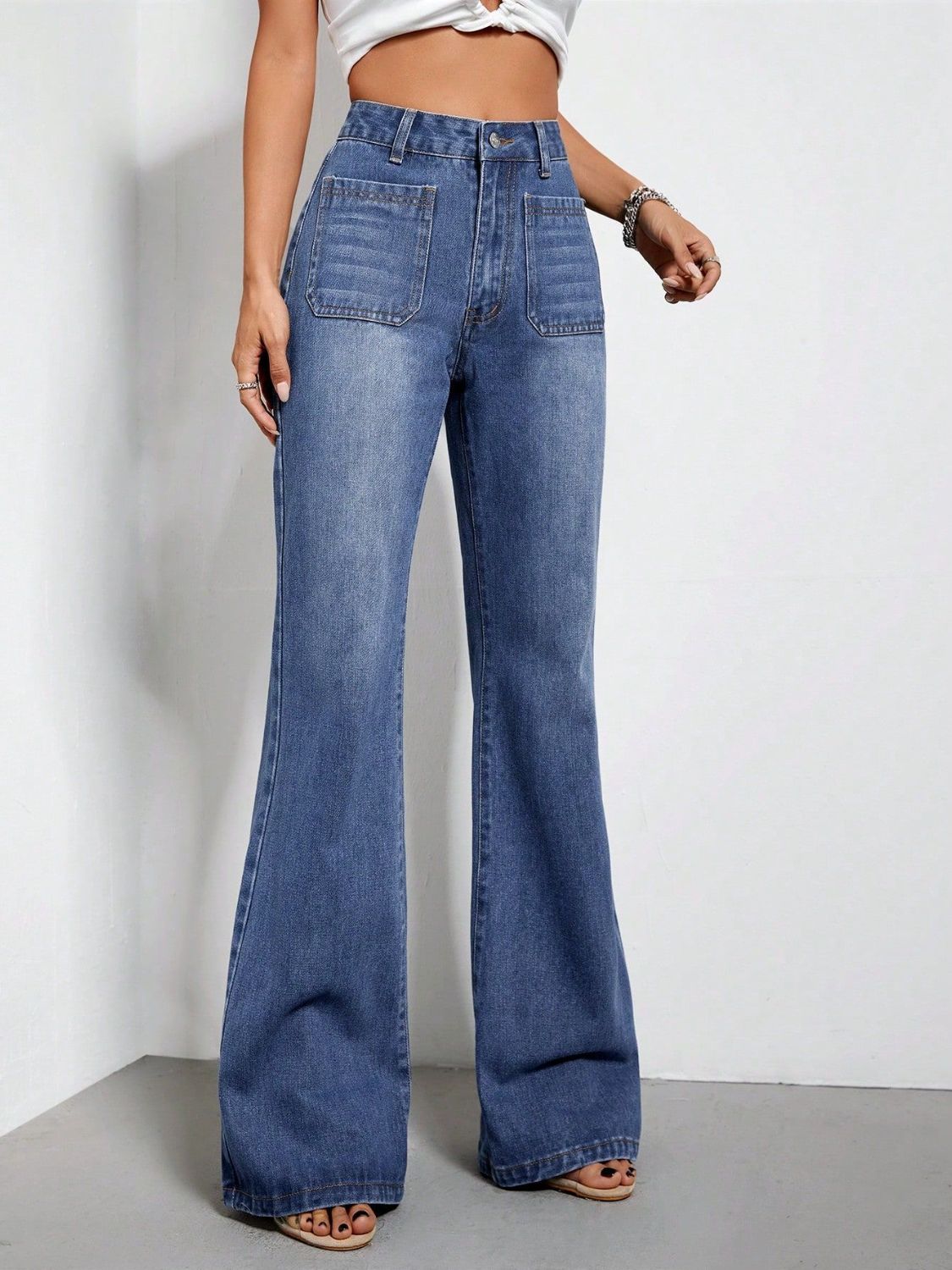 KayBee & Company Sassy Stretch Bootcut Jeans with Pockets