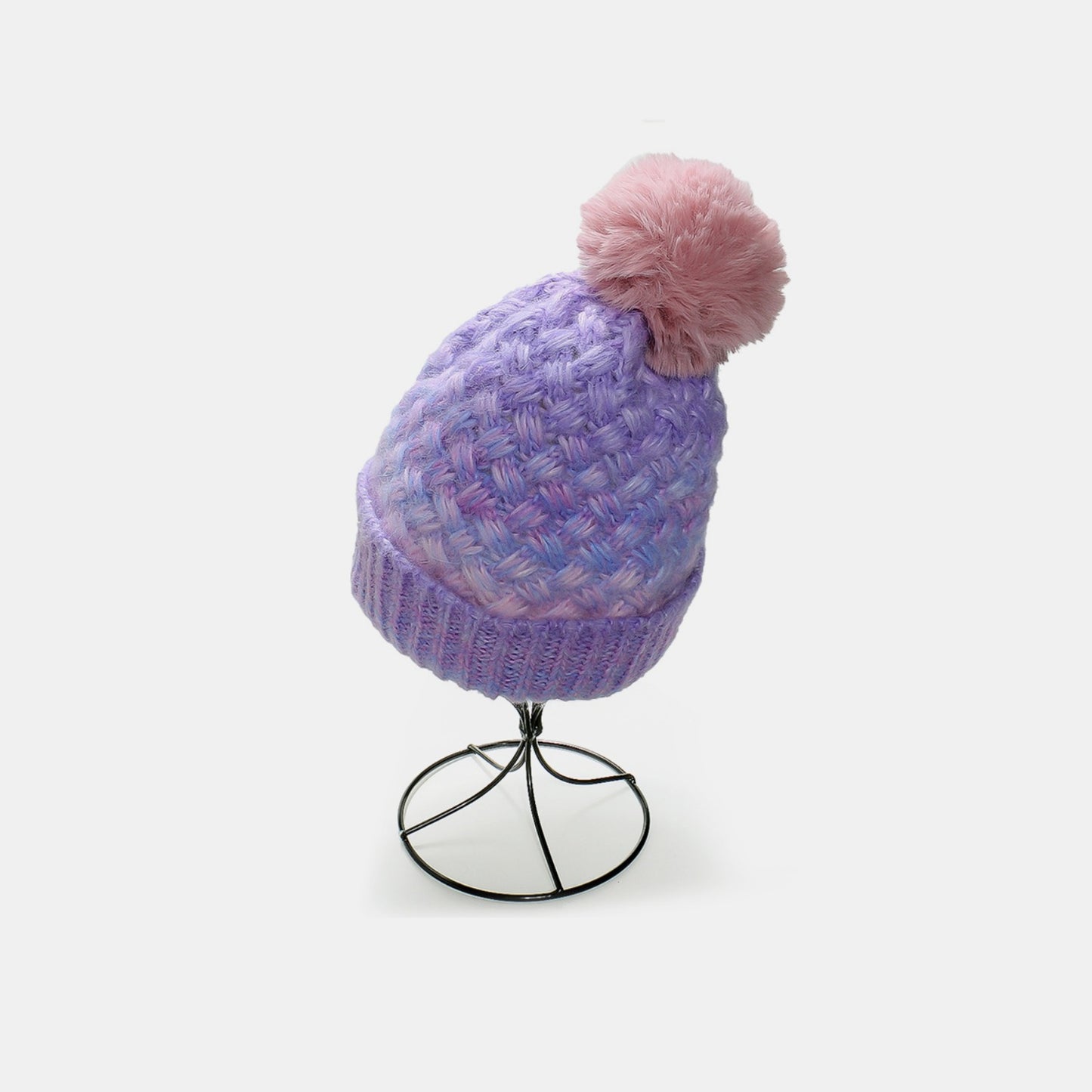 KayBee Gradient Knit Hat with Pompom