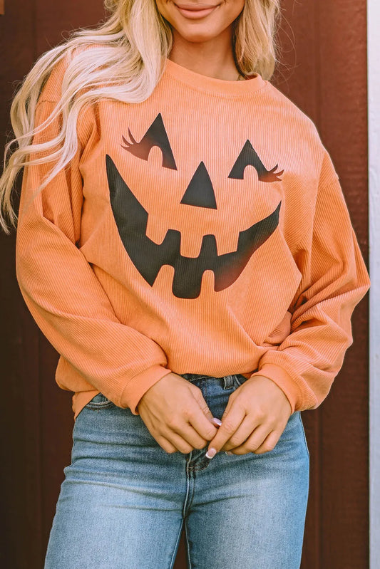 KayBee So Spooky Halloween Jack-O'-Lantern Screen Sweatshirt