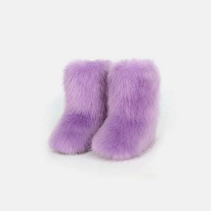 KayBee Thermal Fuzzy Platform Boots