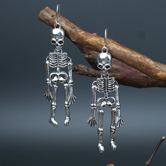 KayBee So Spooky Halloween SKELLY Skeleton Earrings