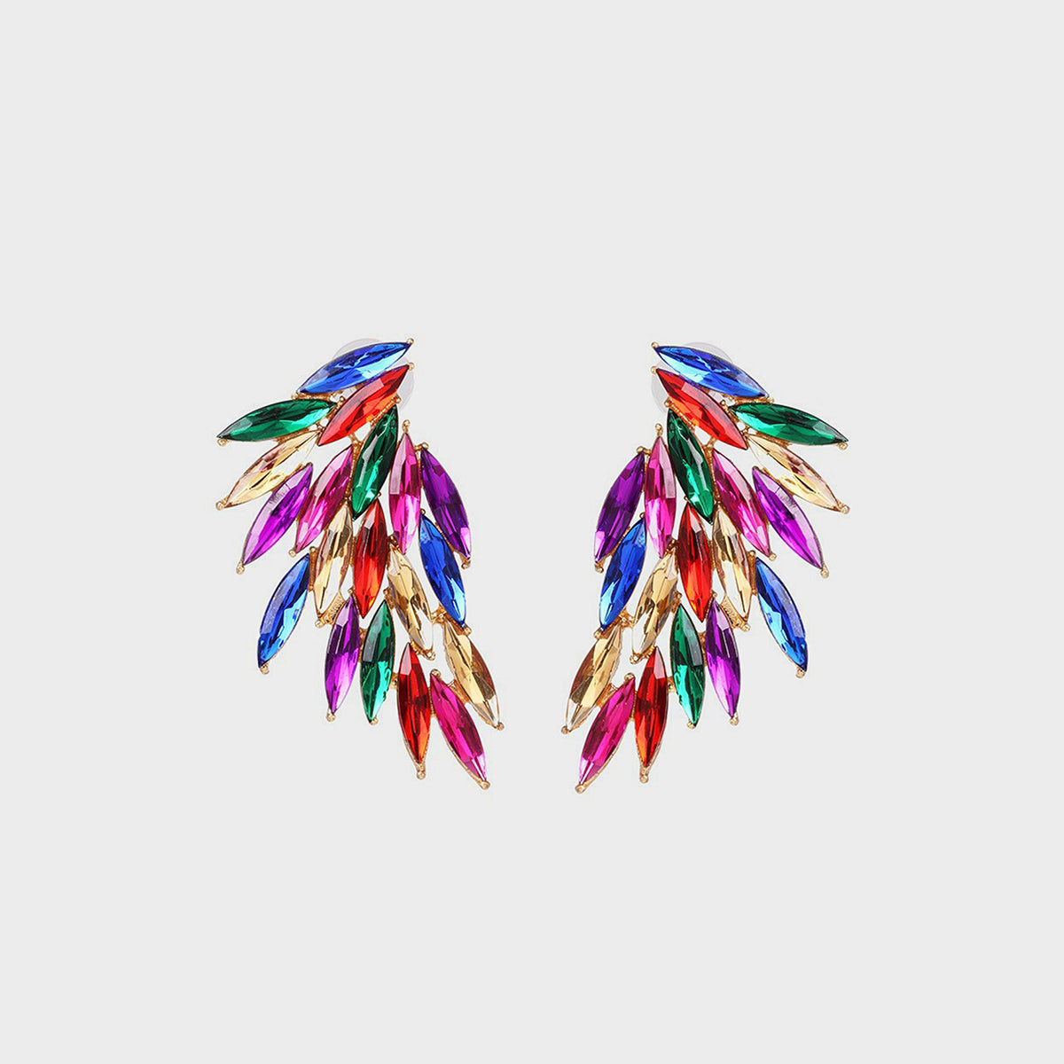 Trending Unique Colorful Wing Earrings